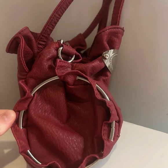 Handbags - Chic Burgundy Shoulder Bag